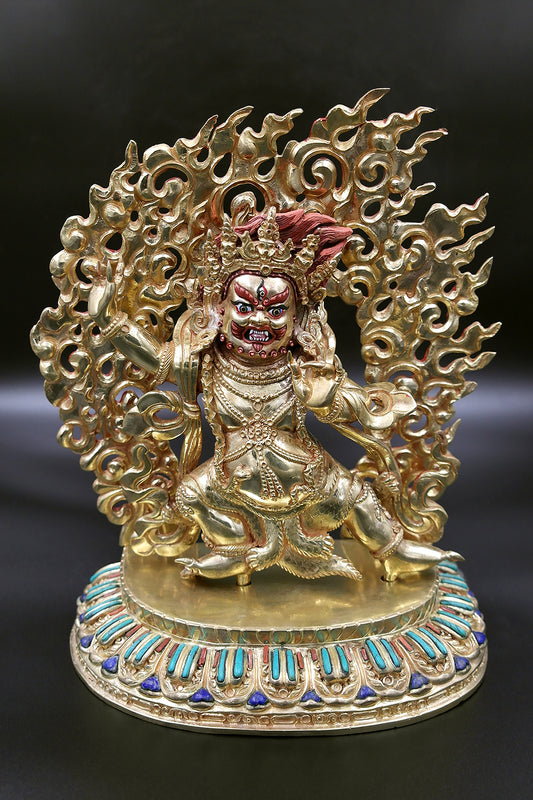 Vajrapani Buddhist Statue, 9.5"