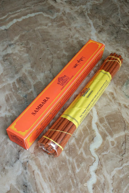 Sambara Dakpa Tamdin Natural Handmade Tibetan Incense Sticks - Vajracrafts