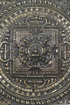 Antique Tibetan Buddhist Mandala Thangka Wall hanging - Vajracrafts