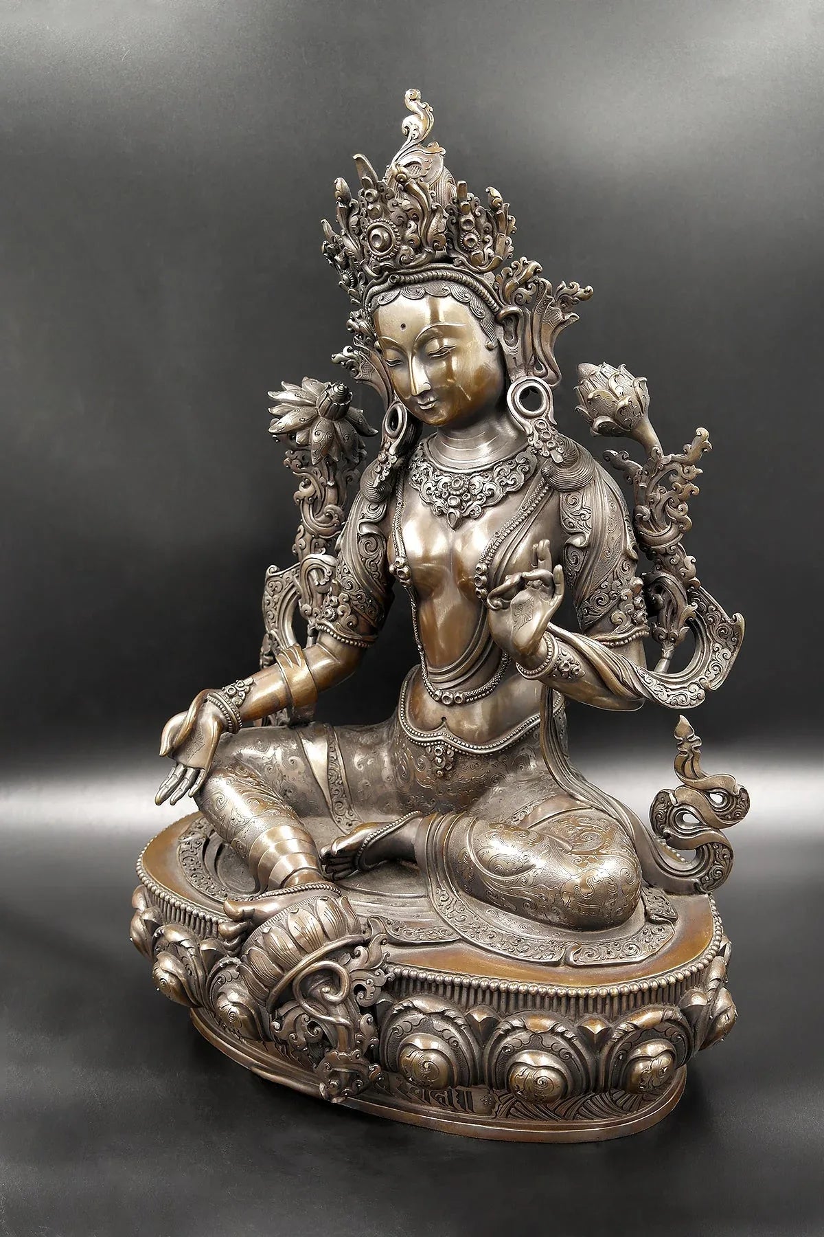 Masterpiece Green Tara Statue 16" - Vajracrafts