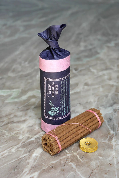 Ancient Tibetan Citronella Incense Sticks, Traditional Natural Incense handmade - Vajracrafts