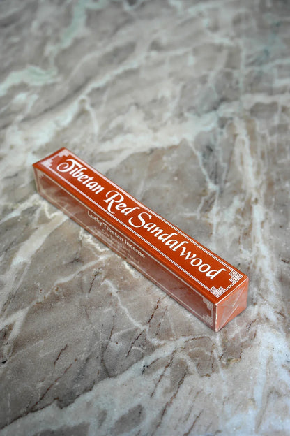 Tibetan Red Sandalwood Incense sticks 6" - Vajracrafts