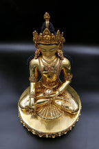Crowned Shakyamuni Buddha Statue 12" - Vajracrafts