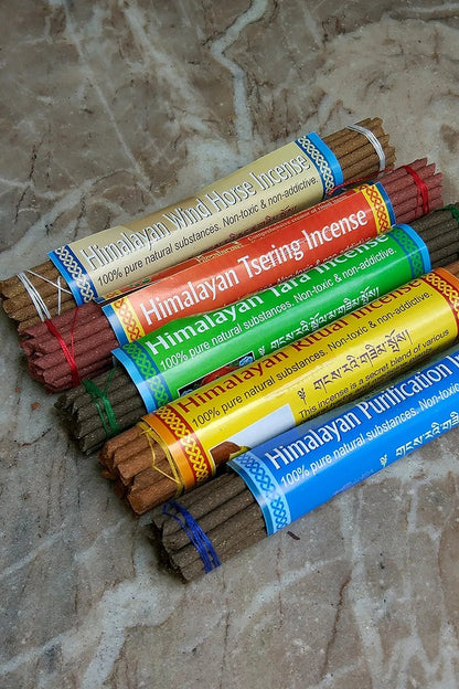 Set of 5 Mix Himalayan Incense Gift Set Handmade Incense Sticks, large - Vajracrafts