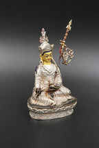 Guru Padmasambhava Statue in Two colors from Nepal 4" - Vajracrafts