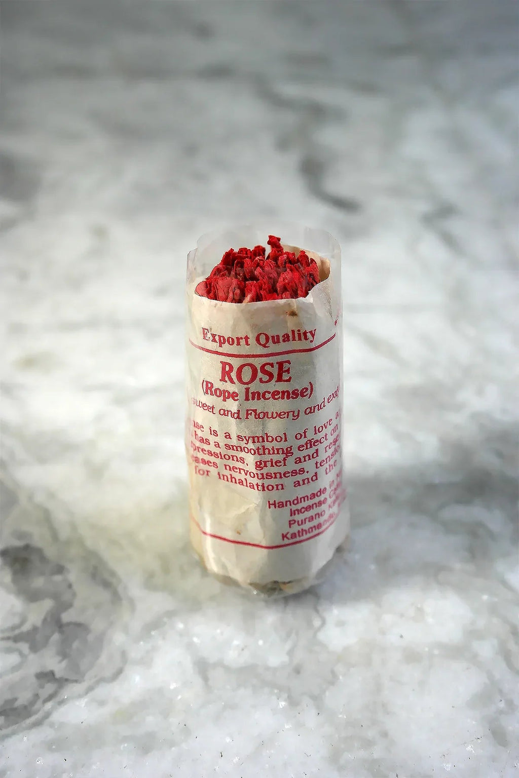 Rose Rope Incense - Set of 6 - Vajracrafts