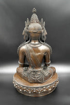Crowned Shakyamuni Buddha Statue 14" - Vajracrafts
