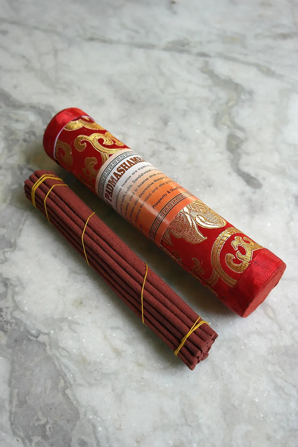 Tibetan Guru Padmasambhava Incense in brocade pack - Vajracrafts