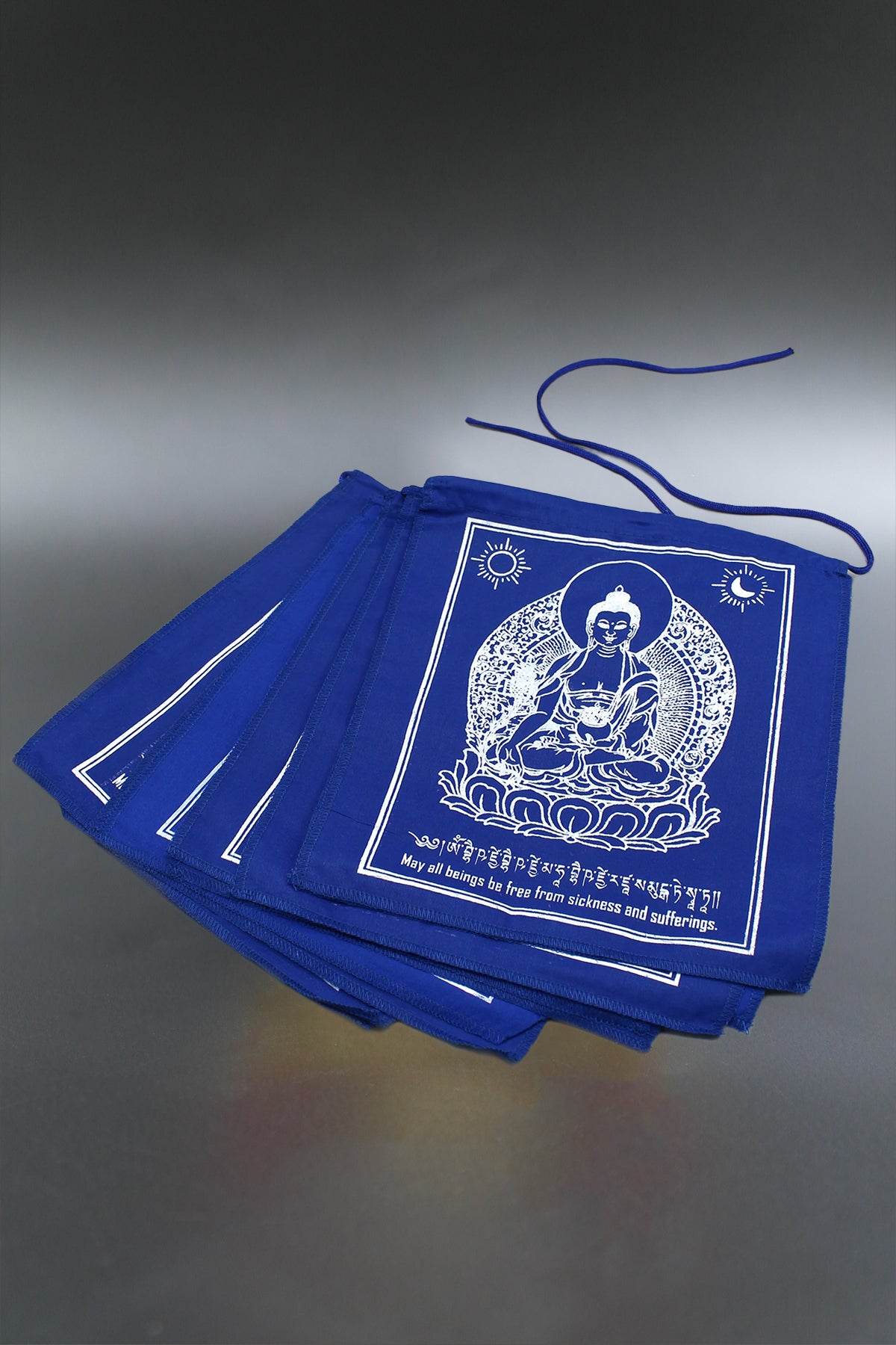 Medicine Buddha blue Prayer Flags