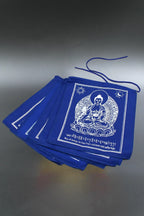 Medicine Buddha blue Prayer Flags - Vajracrafts