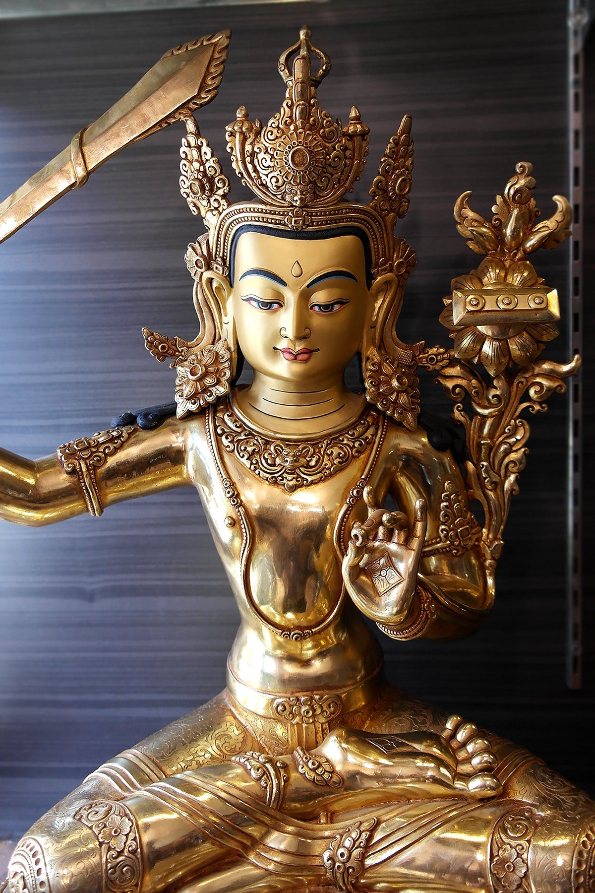 Tibetan Manjushree Statue 20"