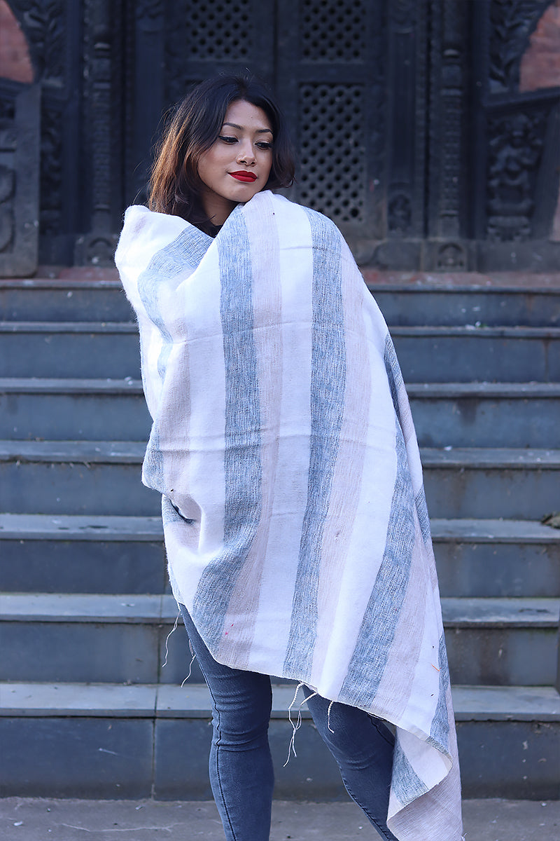 Himalayan Yak Wool Blanket/Travel Throw