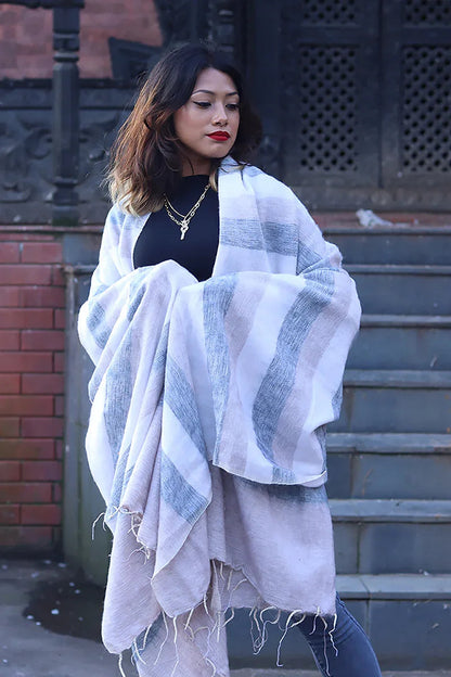 Himalayan Yak Wool Blanket/Travel Throw - Vajracrafts