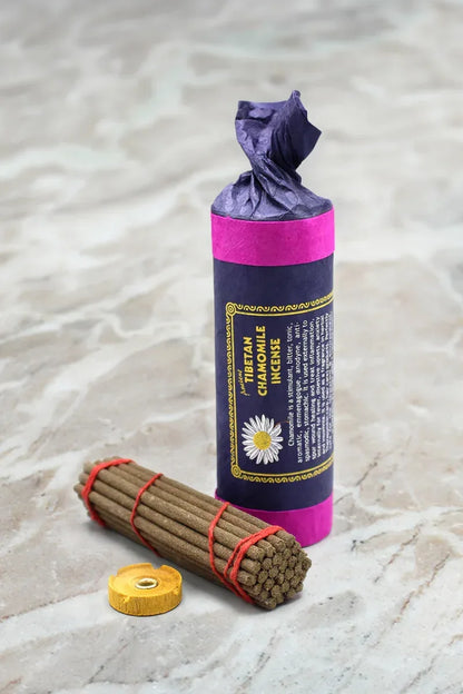 Ancient Tibetan Chamomile Dhoop Incense Sticks - Vajracrafts