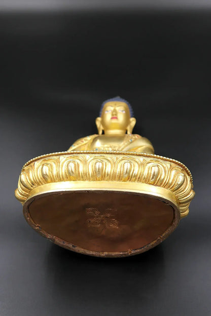 Amitabha Buddha Statue from Boudhanath 9" - Vajracrafts