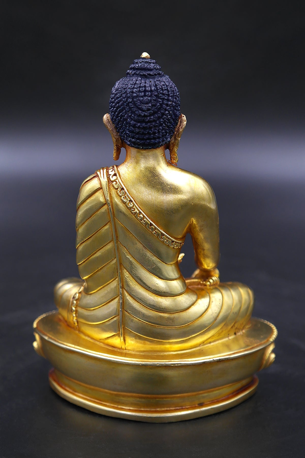 Gold Plated Shakyamuni Buddha Statue 6"