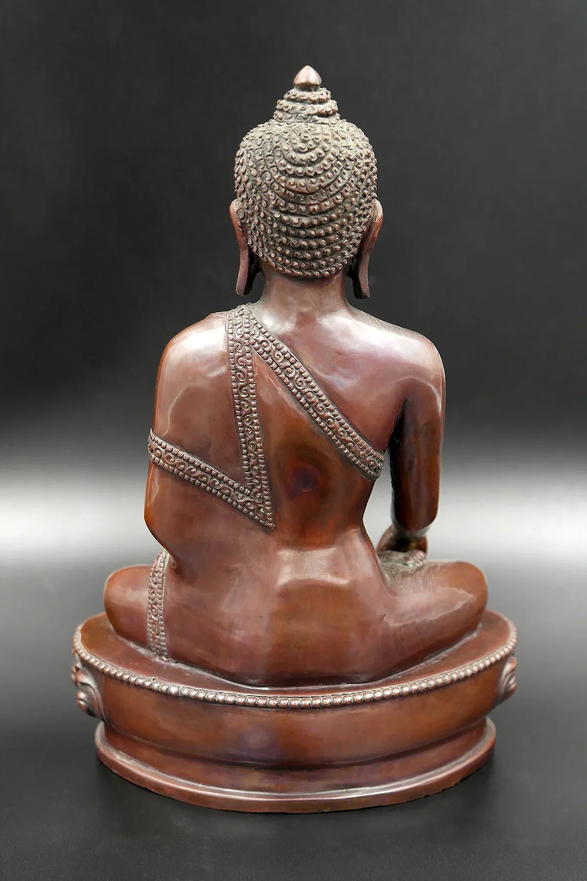 Copper Alloy Nepalese Shakyamuni Buddha Statue 8" - Vajracrafts