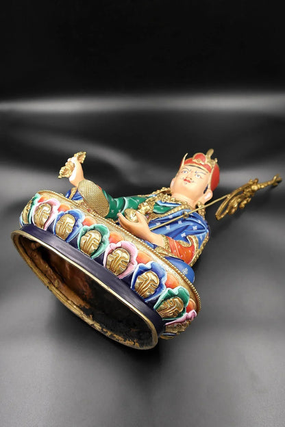Colorful Guru Padmasambhava Statue 14" - Vajracrafts