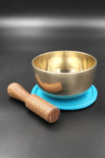 Japanese Buddhist Singing Bowl, cushion and mallet 3.2" - Vajracrafts