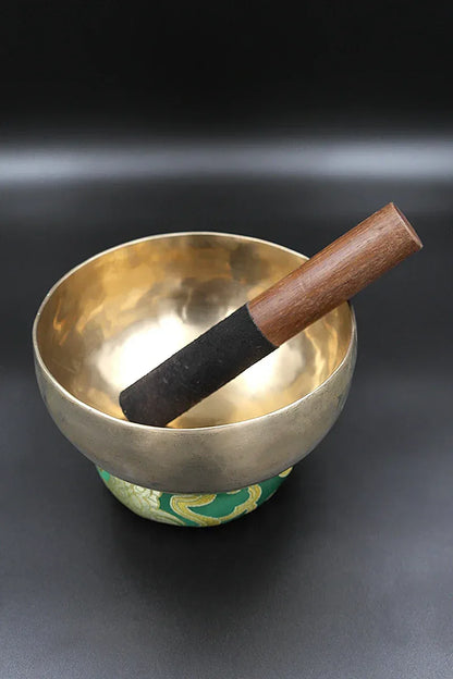 Hand Hammered Plain Singing bowl with Mallet 6.2" - Experience the Power of Sound Healing - Vajracrafts