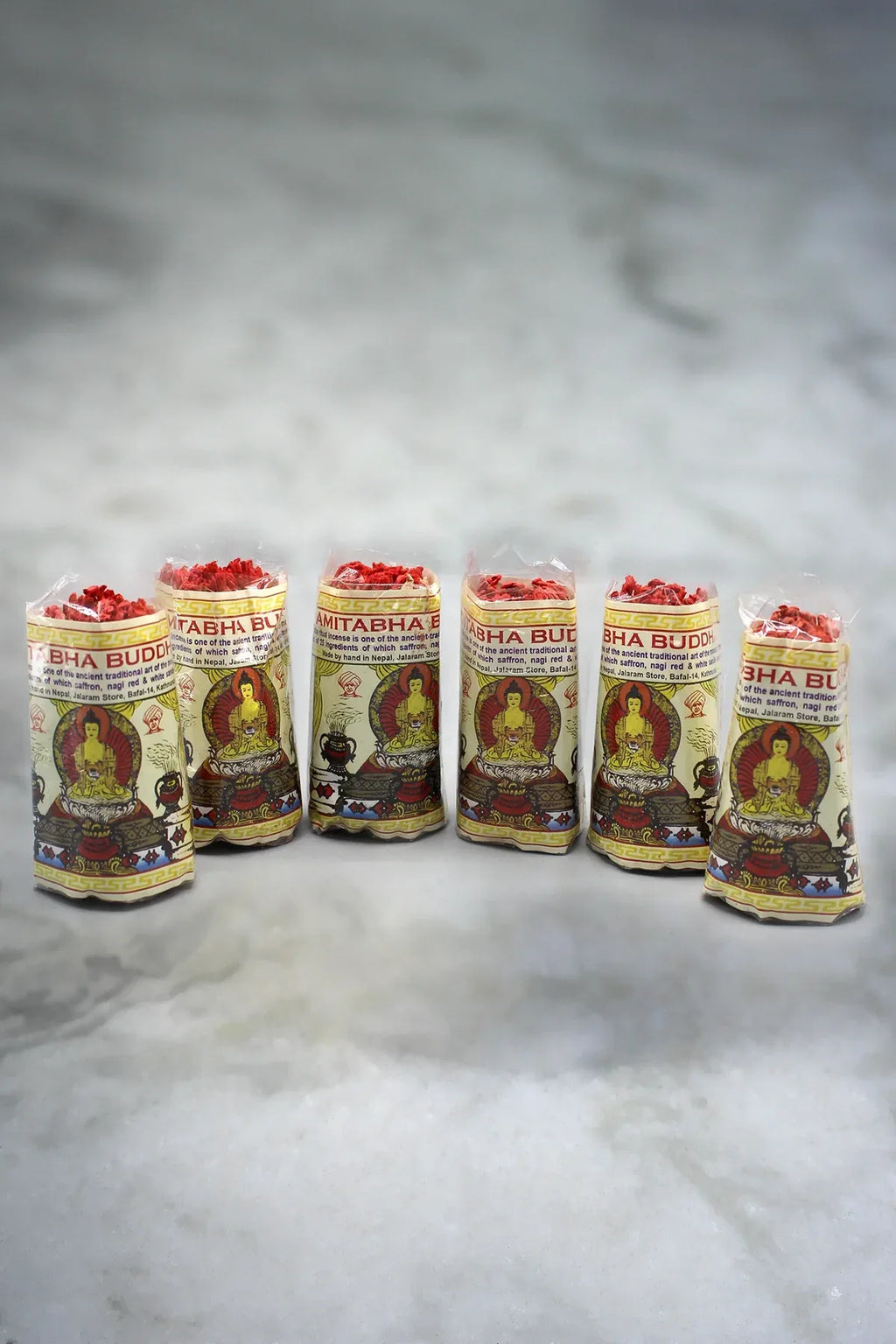 Amitabha Buddha Rope Incense - Set of 6 - Vajracrafts