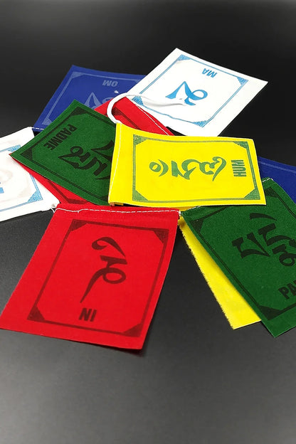 Tibetan Buddhist Prayer Flags Car Hanging Ornament - Vajracrafts