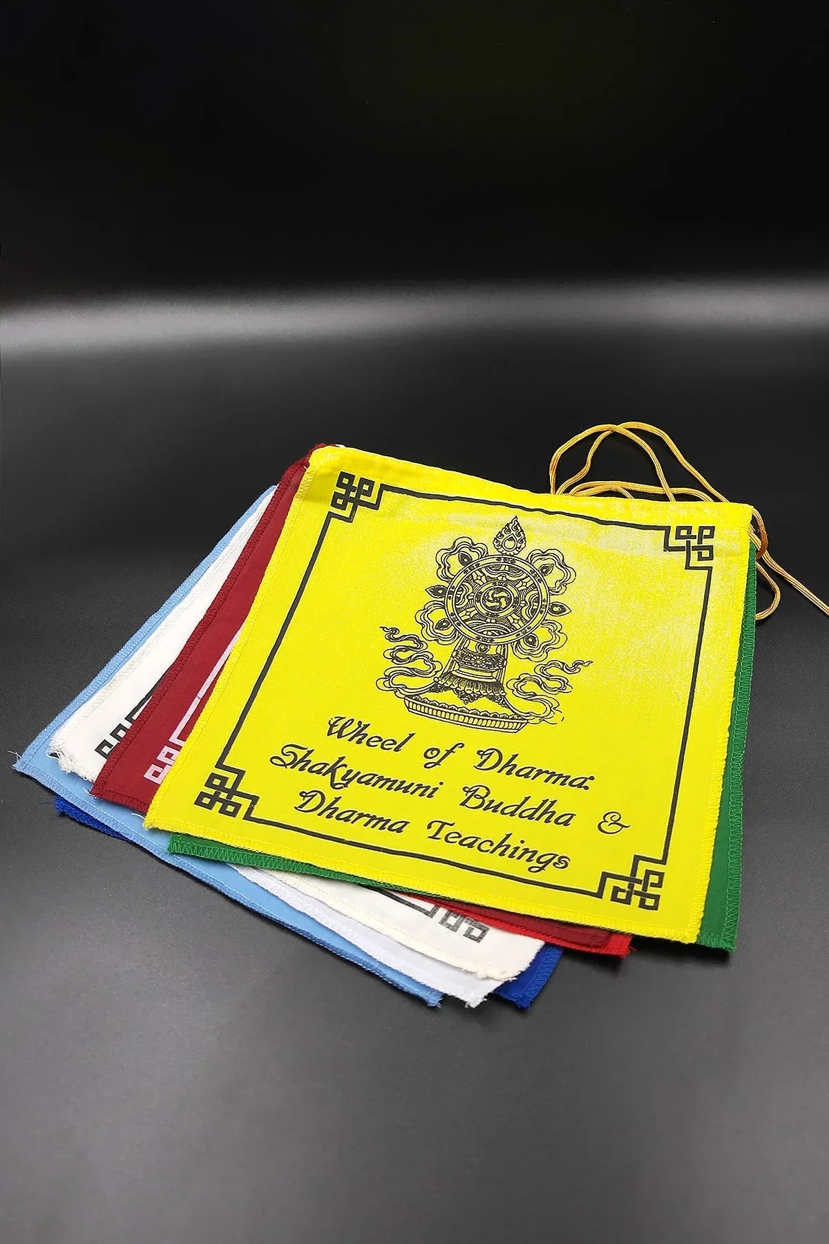Eight Auspicious Symbols Tibetan Prayer Flags - Vajracrafts