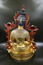 Masterpiece Green Tara Sculpture | Mother Tara Art Nepal 18" - Vajracrafts