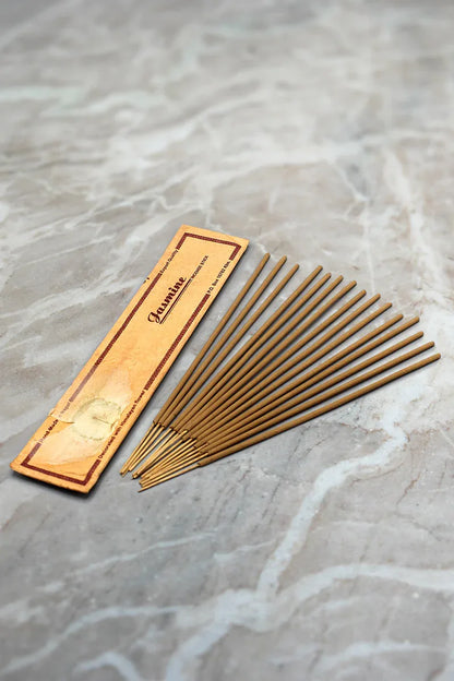 Jasmine Flora Aromatic Incense Sticks - Vajracrafts