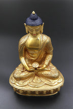 Gold Plated Amitabha Buddha Statue 8" - Vajracrafts