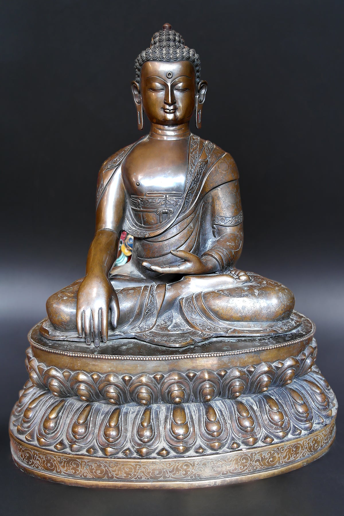 Shakyamuni Buddha Statue in double Lotus 25" | Vajracrafts