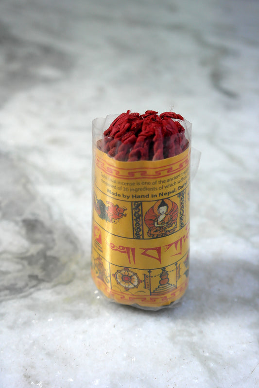 Tashi Rope Incense - Set of 6, Handmade Incense
