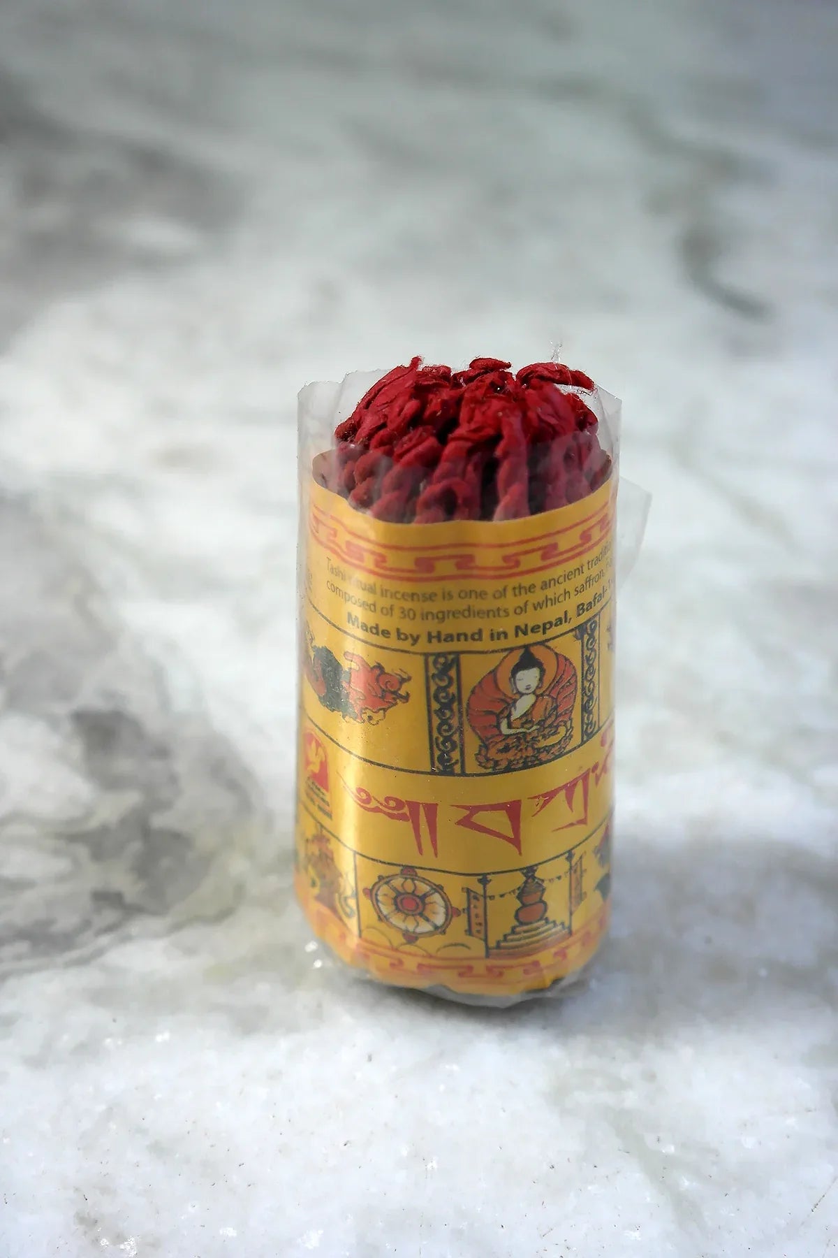 Tashi Rope Incense - Set of 6, Handmade Incense - Vajracrafts