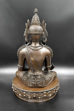 Crowned Medicine Buddha Statue 14" - Vajracrafts