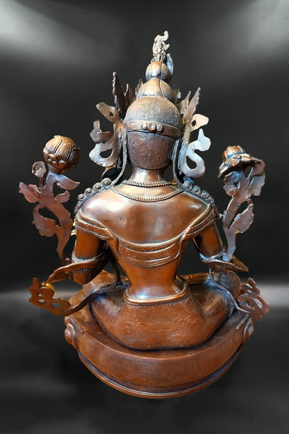 White Tara statue from Patan 20" - Vajracrafts