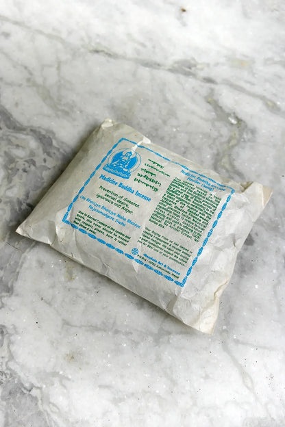 Tibetan Medicine Buddha Powder Incense, Sang - Vajracrafts