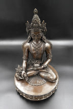Crowned Medicine Buddha Statue 14" - Vajracrafts
