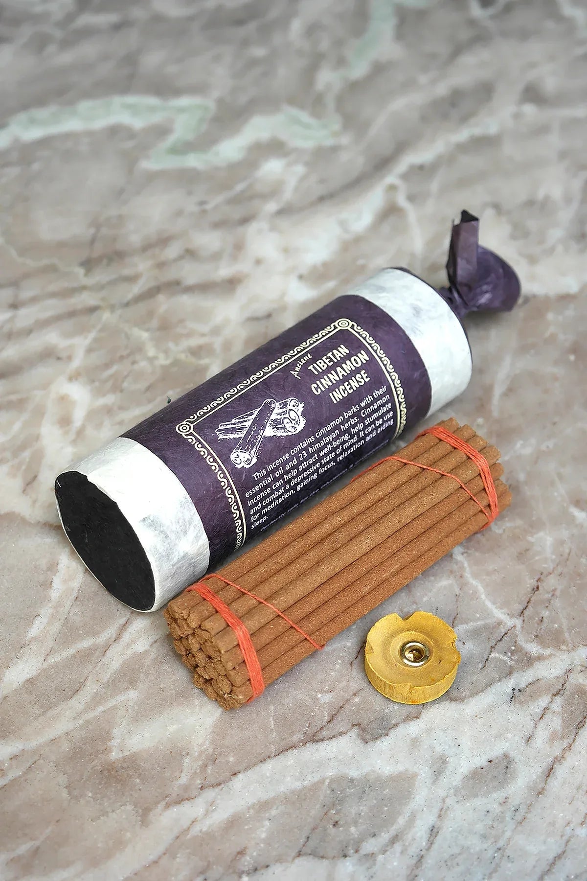 Ancient Tibetan Cinnamon Incense Sticks, Traditional handmade incense - Vajracrafts