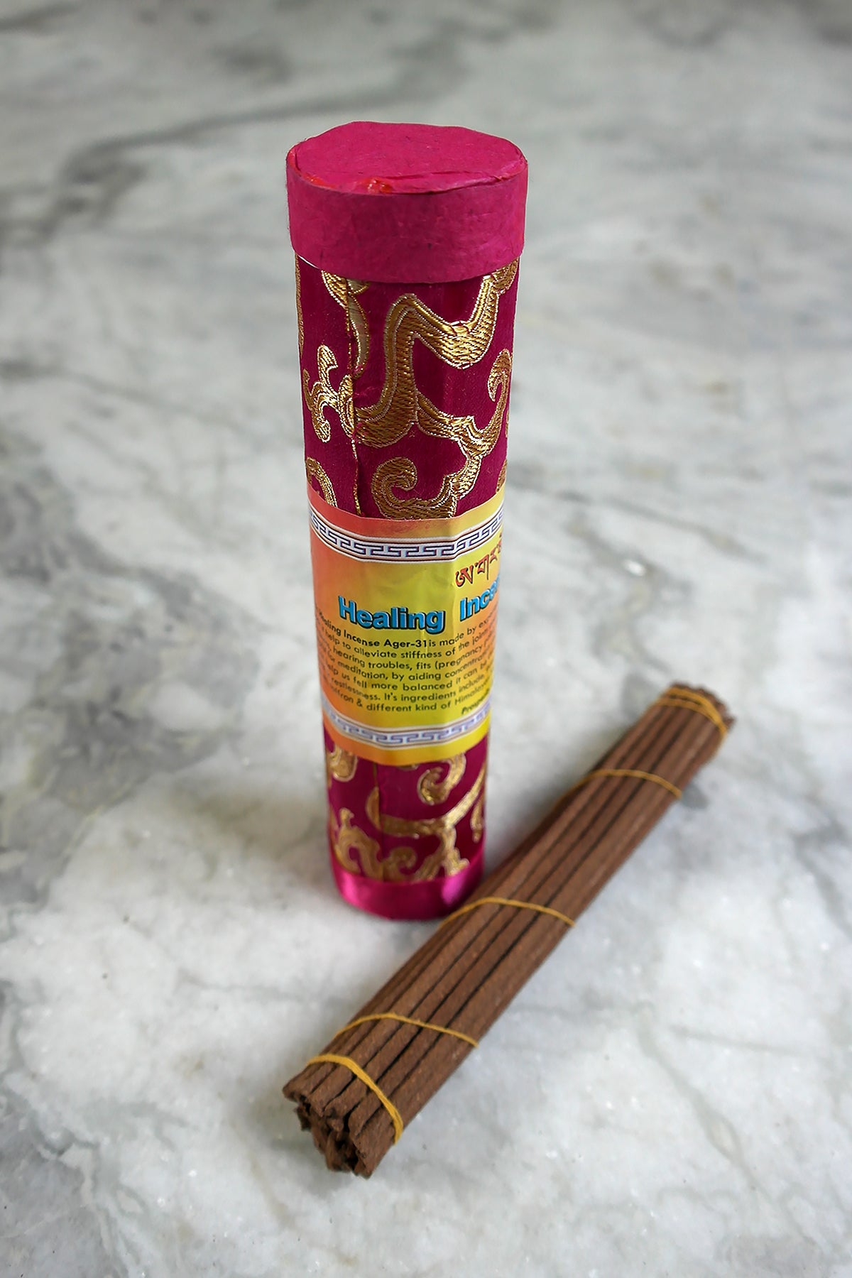 Tibetan Healing Incense Ager 31 in brocade pack