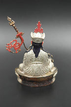 Guru Padmasambhava Statue in Two colors from Nepal 4" - Vajracrafts