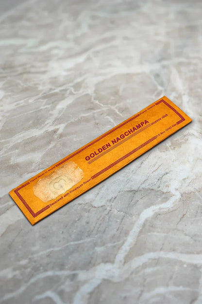 Golden Nag Champa Flora Incense Sticks - Vajracrafts