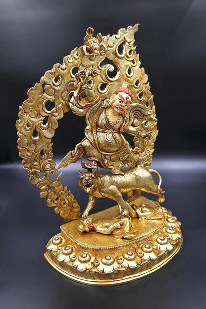 Dorje Drolo Buddhist Statue, Wild Wrathful Vajra 13" - Vajracrafts