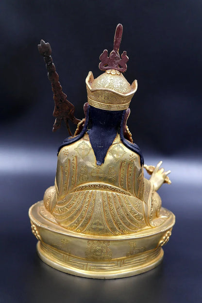 Tibetan Guru Padmasambhava Statue, 8" - Vajracrafts