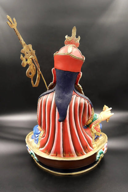 Colorful Guru Padmasambhava Statue 14" - Vajracrafts