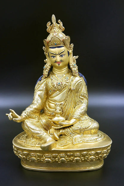 Guru Rinpoche Padmasambhava Statue Home Altar Zen Decoration Sculpture 9" - Vajracrafts