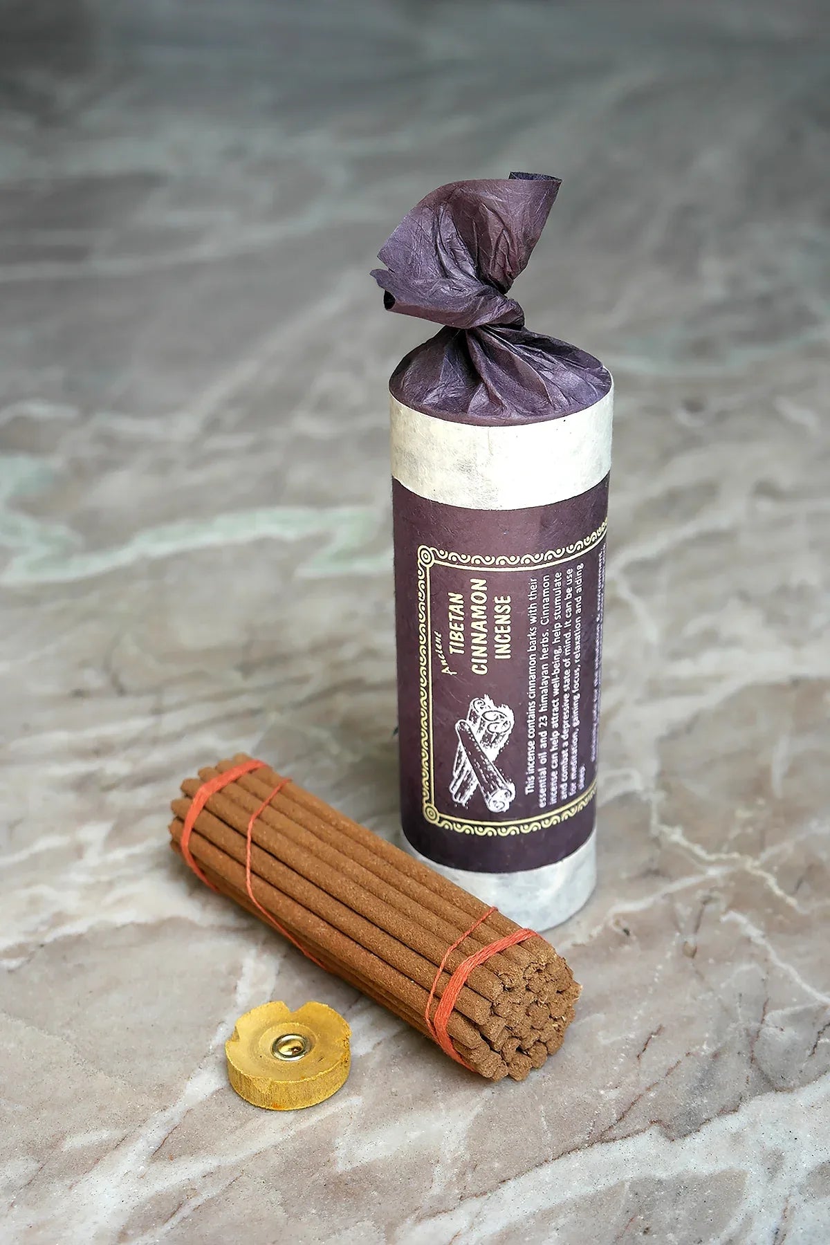 Ancient Tibetan Cinnamon Incense Sticks, Traditional handmade incense - Vajracrafts