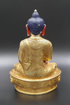 Gold Plated Amitabha Buddha Statue 8" - Vajracrafts