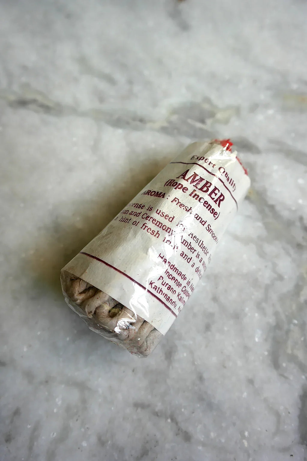 Amber Nepalese Rope Incense - Set of 6 - Vajracrafts