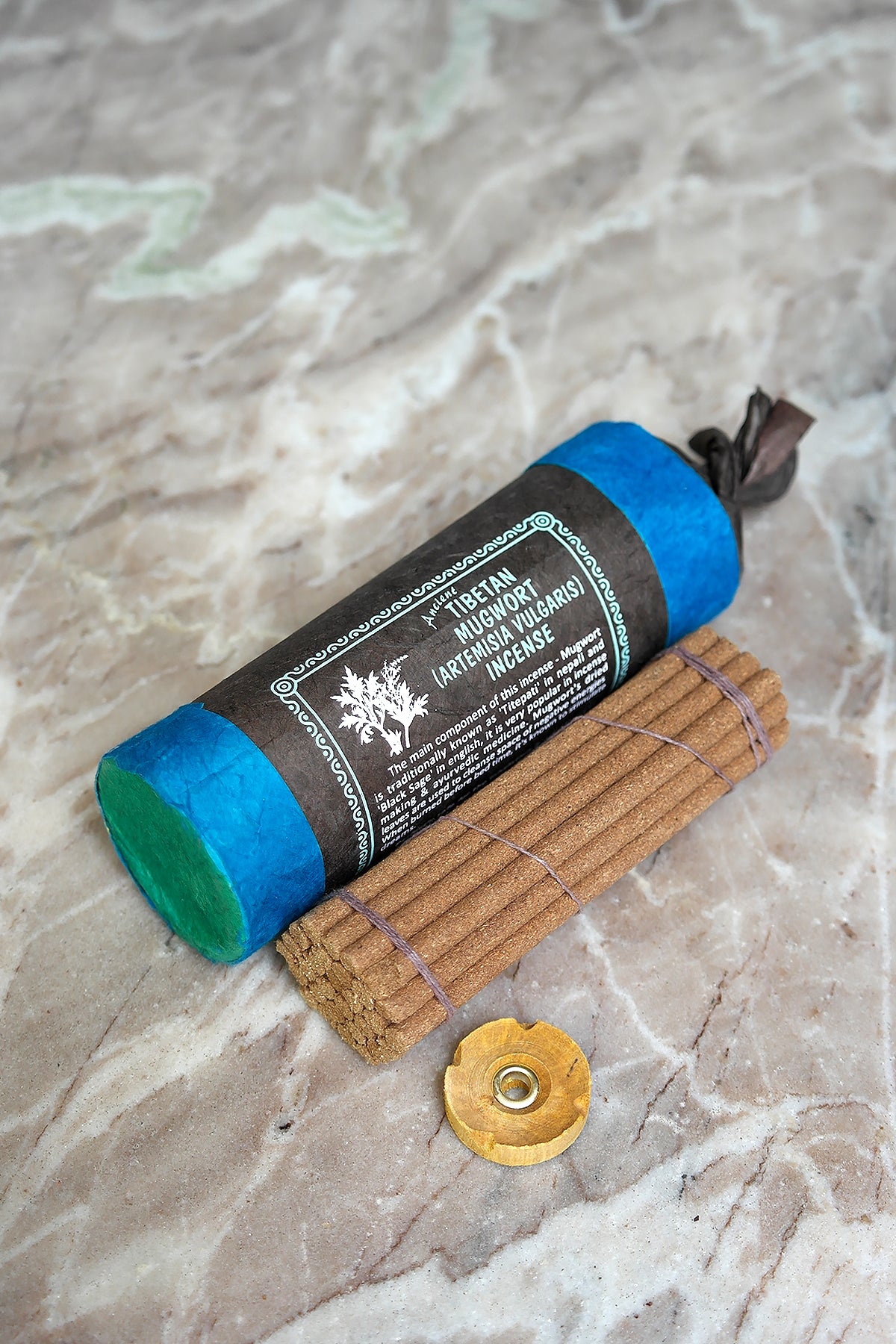 Ancient Tibetan Mugwort Incense Sticks, Traditional Natural handmade Incense