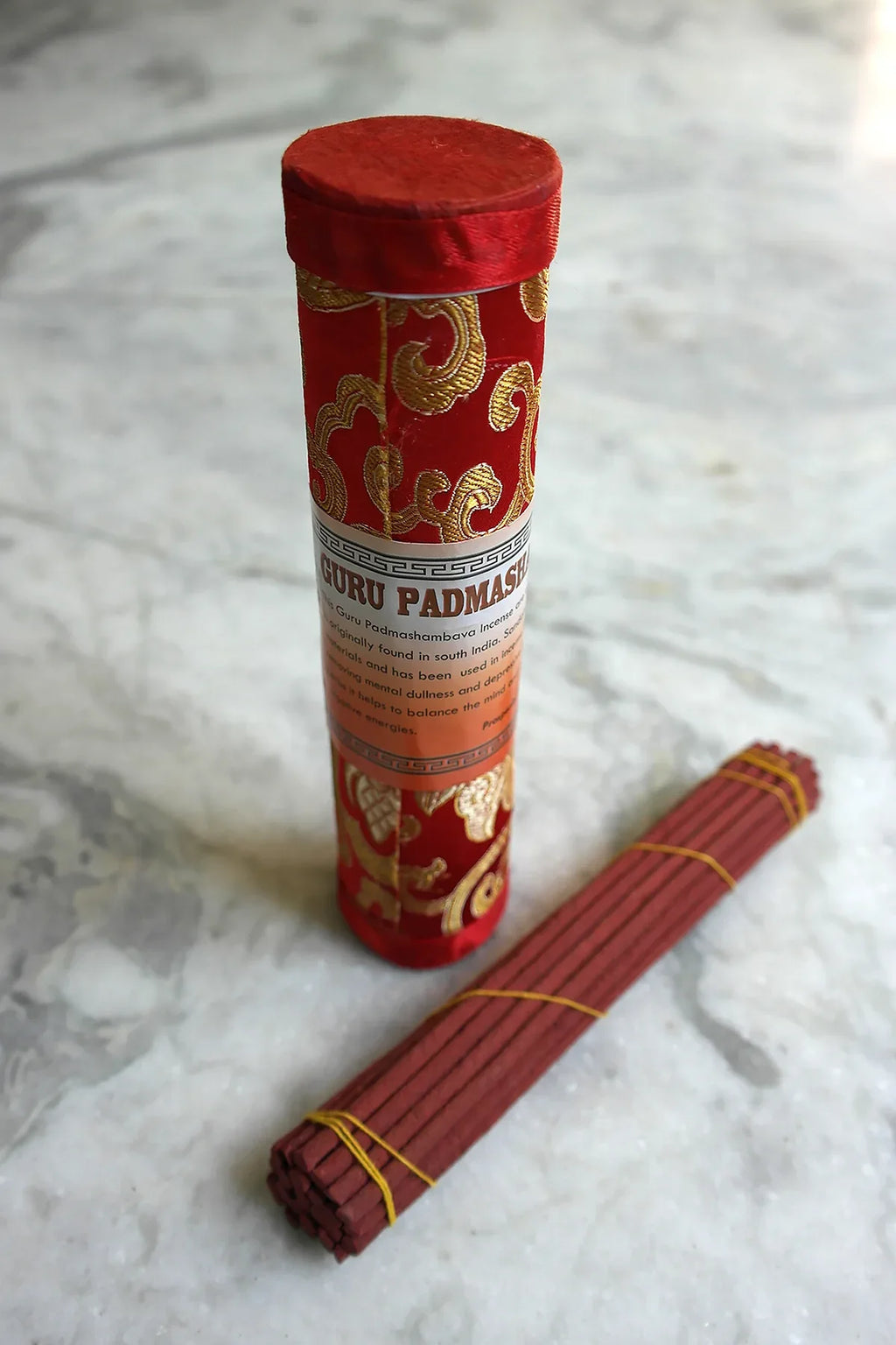 Tibetan Guru Padmasambhava Incense in brocade pack - Vajracrafts